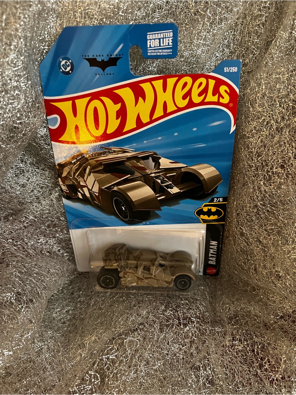 NWT: Limited Edition Batman The Dark Knight Trilogy Tan Batmobile